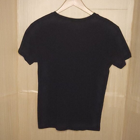 NFL Womens Denver Broncos Navy Blue Distressed Look Shirt Medium - Picture 2 of 6